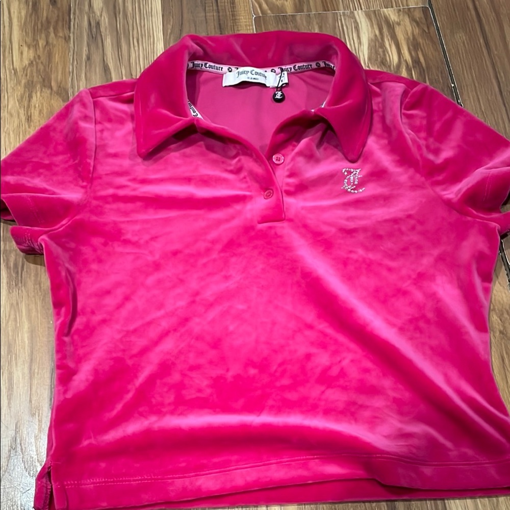 Juicy Couture Women's Pink Polo Shirt